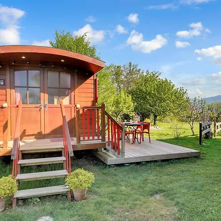 La Roulotte Du Cagire - 4 Pers - Pyrenees Villeneuve-de-Rivière