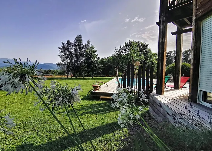 La Roulotte Du Cagire - 4 Pers - Pyrenees 컨트리하우스 Villeneuve-de-Rivière