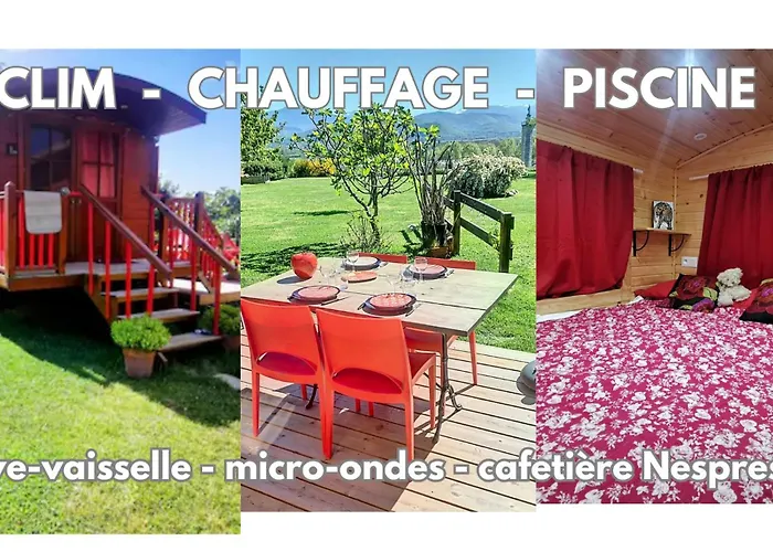 La Roulotte Du Cagire - 4 Pers - Pyrenees *