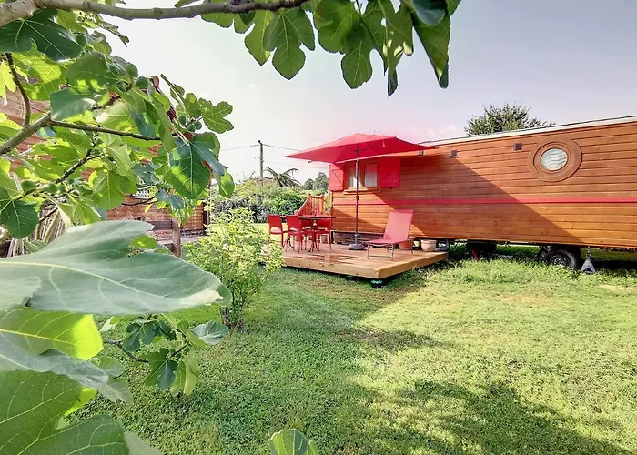 La Roulotte Du Cagire - 4 Pers - Pyrenees Landsted *